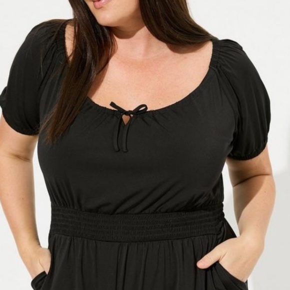 TORRID NWT Studio Knit Balloon Sleeve Jumpsuit - Picture 3 of 5